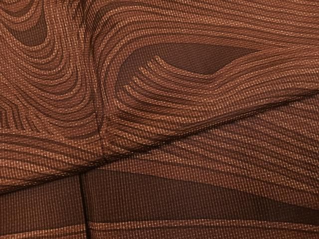 平和屋着物●本場大島紬 訪問着 伊砂利彦 流水文 ますいわ屋扱い 正絹 逸品 AABN5346ph