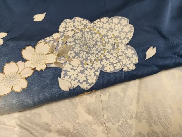 平和屋着物●豪華振袖 舞桜文 仮絵羽 逸品 未使用 AABN5753ph