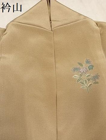 平和屋着物●中国三大刺繍 スワトウ刺繍 汕頭刺繍 総刺繍 訪問着 色紙草花文 暈し染め 金糸 正絹 逸品 AABN5832ph