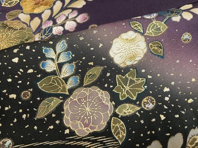 平和屋着物●訪問着 辻が花 暈し染め 金彩 さが美扱い 正絹 逸品 未使用 AABN5870ph