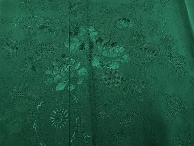 平和屋着物●中国三大刺繍 汕頭刺繍 スワトウ刺繍 総刺繍 振袖 草花文 色無地 天鵞絨色 鈴乃屋扱い 正絹 逸品 AABN5880ph