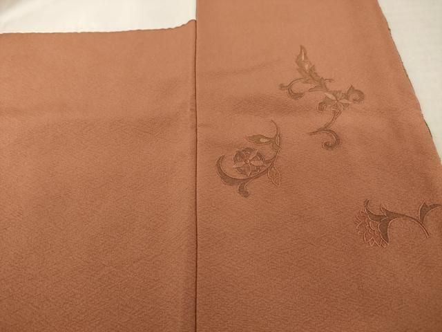平和屋着物●中国三大刺繍 スワトウ刺繍 汕頭刺繍 総刺繍 訪問着 正倉院花文 暈し染め 金糸 正絹 逸品 AABN6042ck