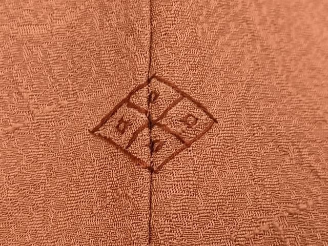 平和屋着物●中国三大刺繍 汕頭刺繍 スワトウ刺繍 総刺繍 無地絵羽訪問着 草木染 亀甲風景花文 色無地 縹色 反端付き 正絹 逸品 AABN7362ph