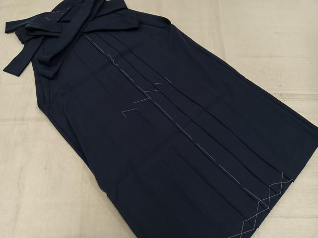 平和屋着物●女性 行灯袴 藍鉄色 未使用 AABN7409ph
