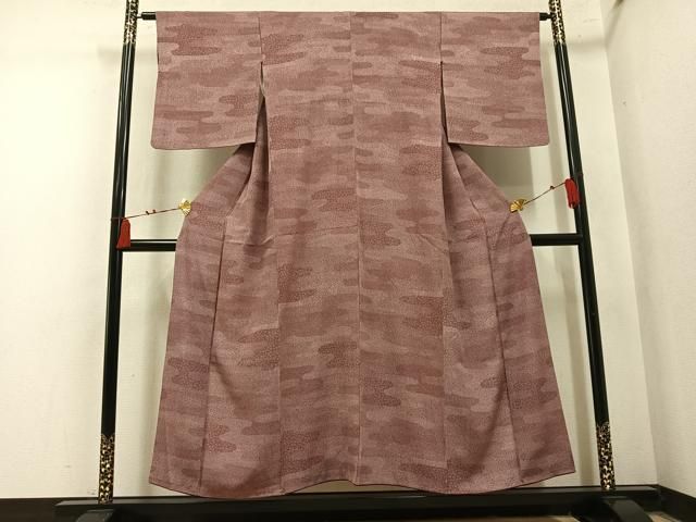 平和屋着物●木下正夫 江戸小紋 寄せ小紋柄 正絹 逸品 AABN7456ph