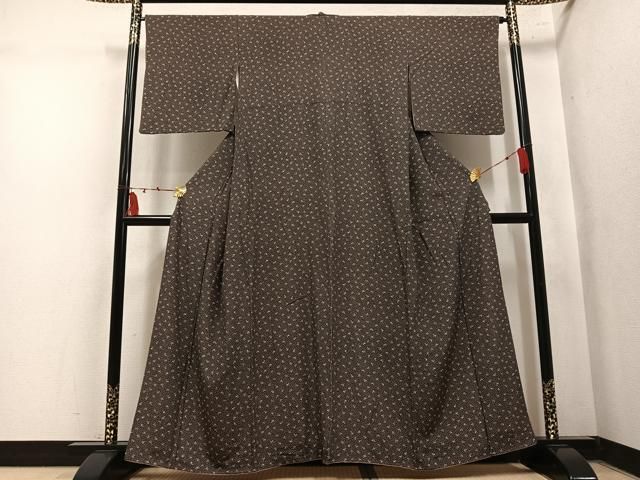 平和屋着物●江戸小紋 瓢箪 正絹 逸品 AABN7458ph