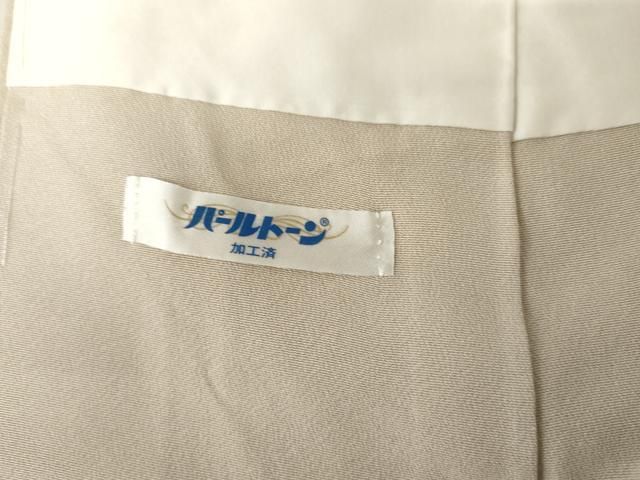 平和屋着物●中国三大刺繍 スワトウ刺繍 汕頭刺繍 総刺繍 訪問着 双鳥更紗花文 金糸 正絹 逸品 AABN8008cs