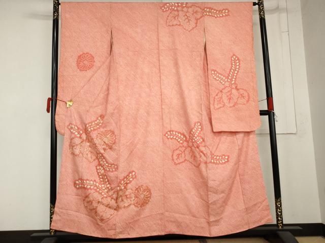 平和屋着物●豪華振袖 総絞り 駒刺繍 桐 舞花文 正絹 逸品 AABN8104cs