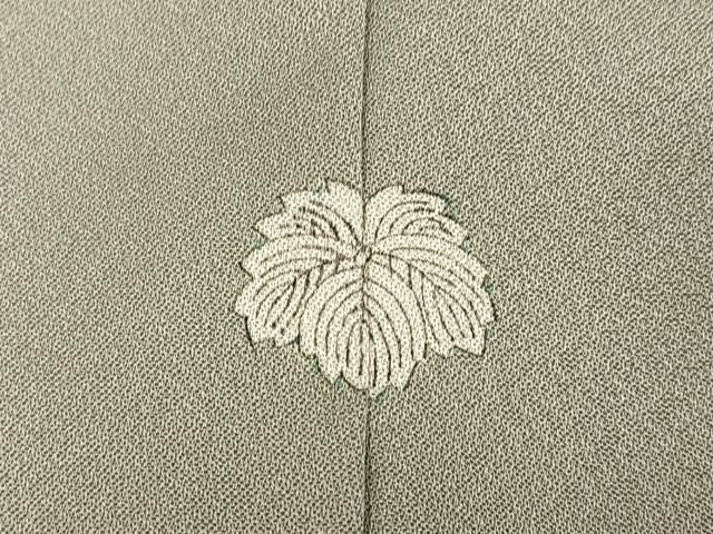 平和屋着物●訪問着 駒刺繍 笹文 暈し染め 金彩 反端付き 正絹 逸品 AABN8331ph