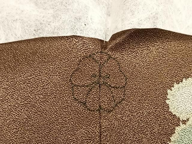 平和屋着物●訪問着 辻が花 暈し染め 金彩 正絹 逸品 未使用 AABN8332ph