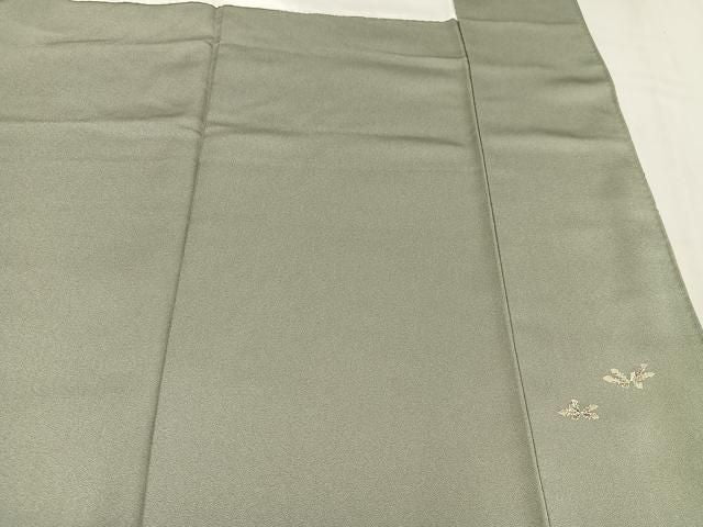 平和屋着物●螺鈿作家 甲斐泰造 訪問着 螺鈿 花鳥文 暈し染め 金彩 正絹 逸品 AABN8346ph