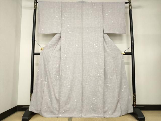 平和屋着物●上質な小紋 リス 金彩 正絹 逸品 AABN8732ck