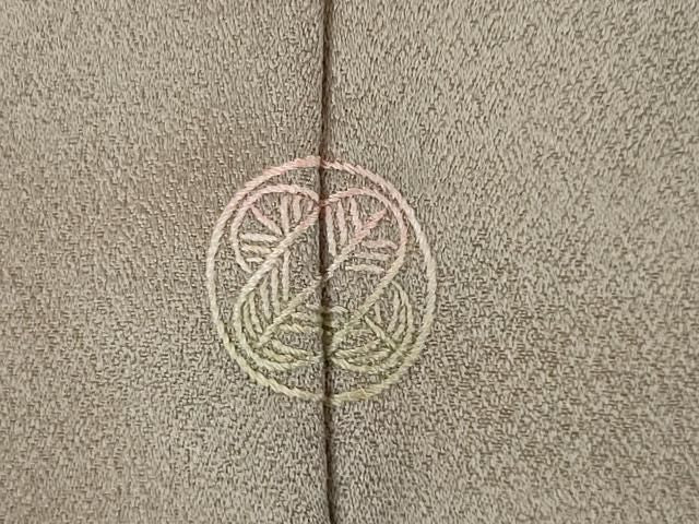 平和屋着物●訪問着 刺繍 鴛鴦流水文 暈し染め 金糸 金彩 正絹 逸品 AABN8733ck