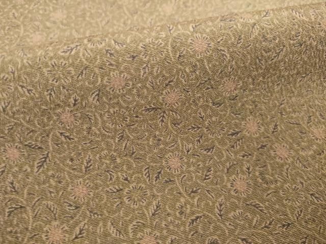 平和屋着物●江戸小紋 小花文 正絹 逸品 AABN8742ck