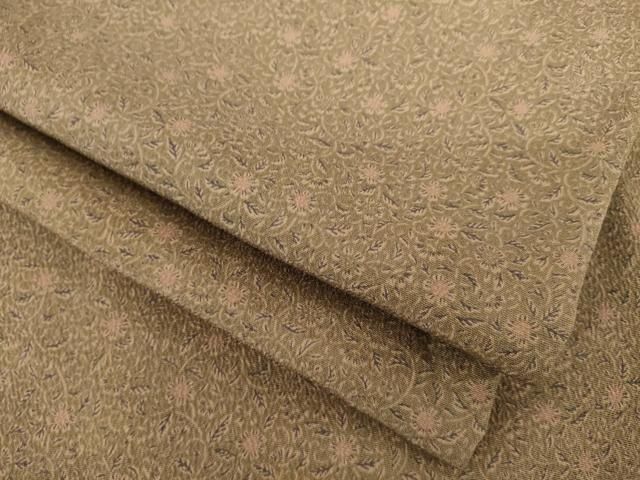 平和屋着物●江戸小紋 小花文 正絹 逸品 AABN8742ck