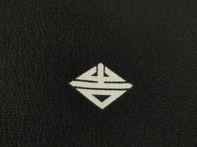平和屋着物●創業460年・千總 黒留袖 駒刺繍 幔幕御所車花文 金彩 正絹 逸品 AABN8754ck