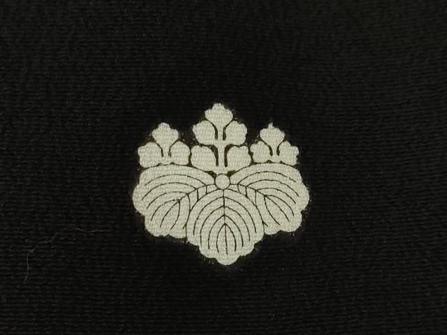 平和屋着物●創業460年・千總 黒留袖 駒刺繍 束ね熨斗文 大丸扱い 正絹 逸品 AABN8757ck