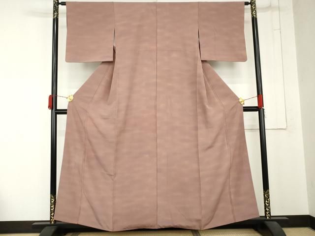 平和屋着物●上質な小紋 霞文 暈し染め 正絹 逸品 AABN9165cs
