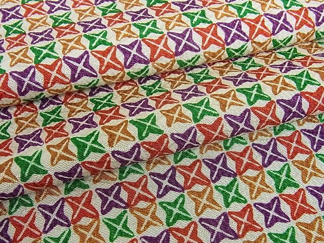 平和屋着物■付下げ 菱繋ぎ 逸品 ab2182