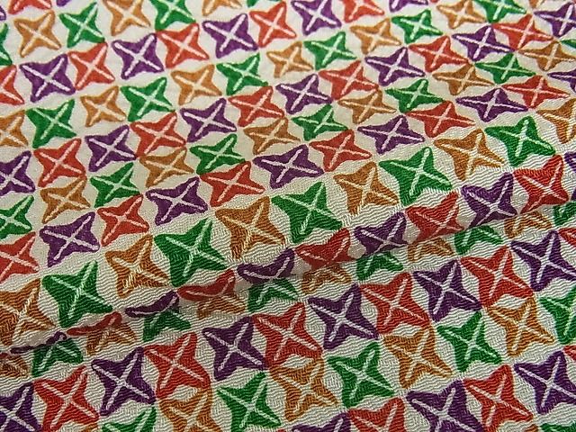 平和屋着物■付下げ 菱繋ぎ 逸品 ab2182