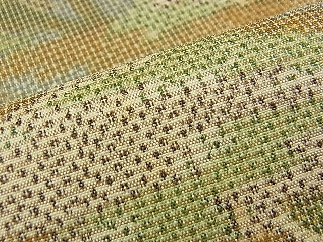 平和屋着物■上質な紬 風景文 逸品 n-am0393