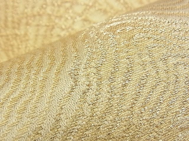 平和屋着物■六通柄袋帯 流水薄文 金糸 逸品 n-am0858