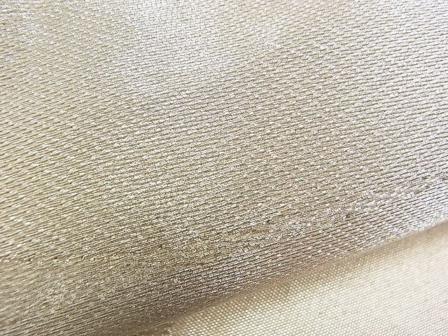 平和屋着物■六通柄袋帯 ヱ霞文 銀糸 逸品 n-am0893