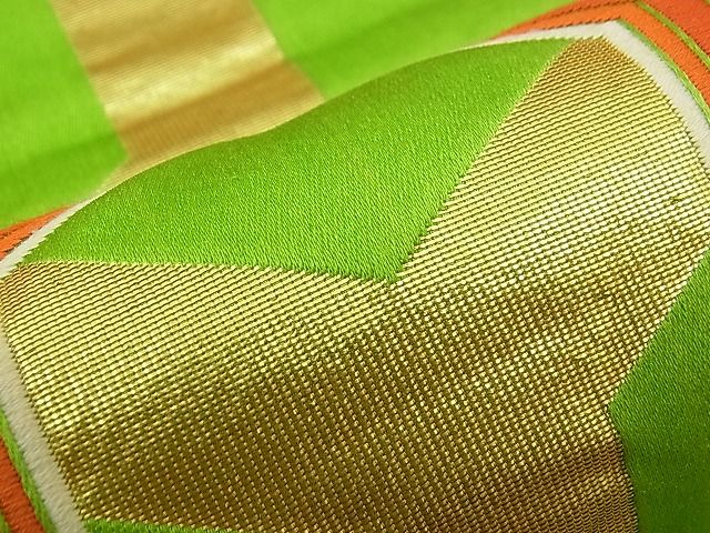 平和屋着物■六通柄袋帯 唐織 毘沙門亀甲 金糸 逸品 n-am0984