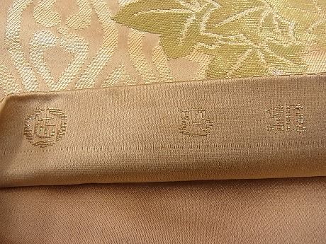 平和屋着物■六通柄袋帯 雲取り吉祥草花文 金銀糸 逸品 n-ar1859