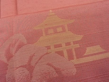 平和屋着物■上質な紬 風景文 逸品 n-ar2286