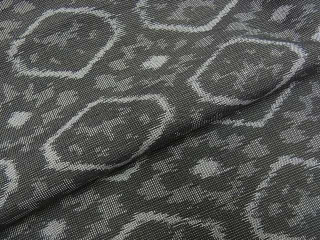 平和屋着物■上質な紬 変わり亀甲花文 逸品 ar4078