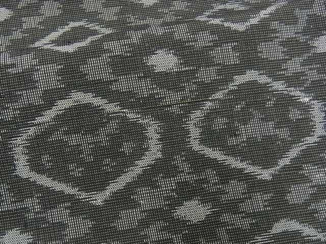 平和屋着物■上質な紬 変わり亀甲花文 逸品 ar4078