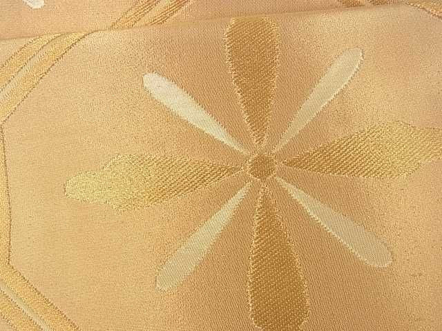 平和屋着物■六通柄袋帯 蜀江花文 金糸 逸品 ar4156