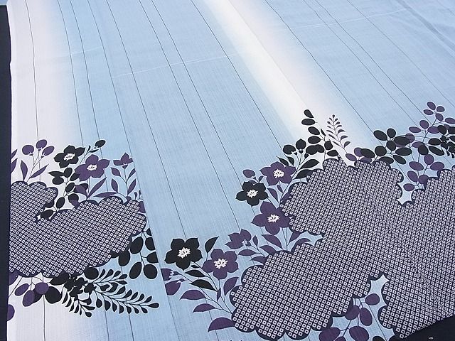 平和屋本店■極上 夏物 撫松庵 セオアルファ 訪問着 雲取り草花文 洗える着物 BAAF0414zb4 - 平和屋