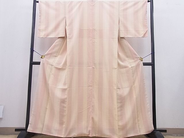 平和屋本店■極上 日本工芸会正会員 樋口隆司 小千谷紬 紬ちりめん 和 証紙付き 逸品 未使用 BAAF0451zb4 - 平和屋