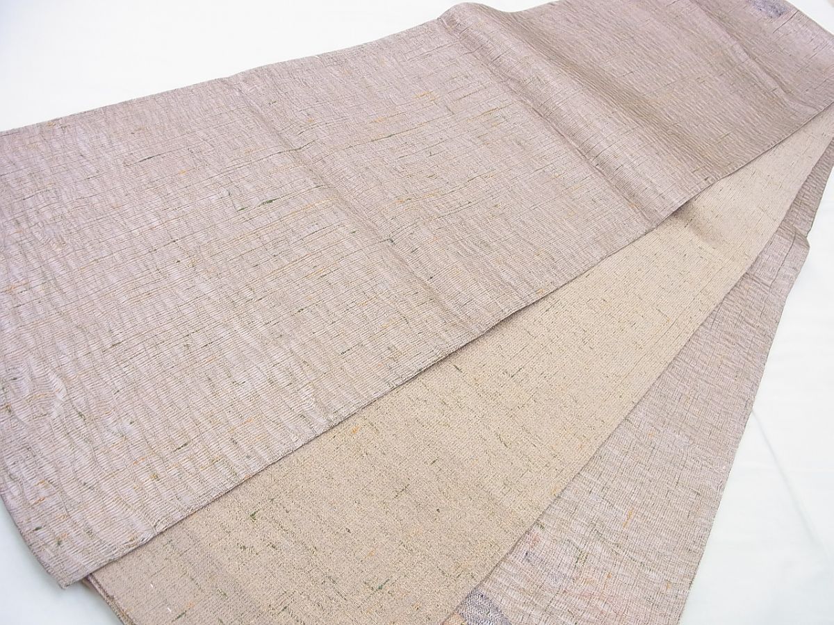 平和屋着物◎太鼓柄袋帯 幾何学文様 逸品 BAAF5317th