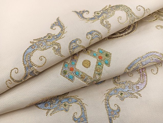 平和屋本店■極上 最高級 龍村平蔵製 太鼓柄 本袋帯 玲龍磚文 逸品 BAAH3796zb4 - 平和屋