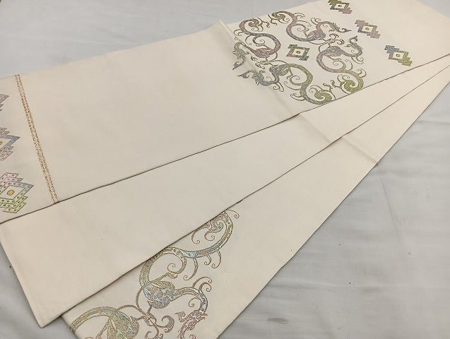 平和屋本店■極上 最高級 龍村平蔵製 太鼓柄 本袋帯 玲龍磚文 逸品 BAAH3796zb4 - 平和屋