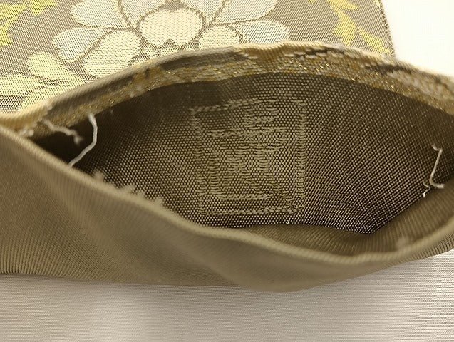 平和屋本店■最高級 人間国宝 北村武資 経錦 六通柄袋帯 花菱 逸品 未使用 BAAH3813zb4 - 平和屋