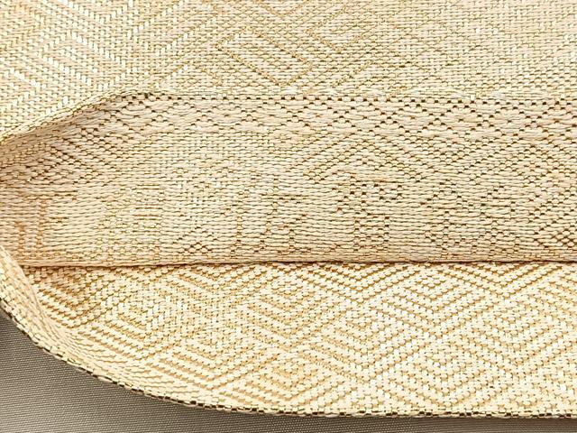 平和屋着物◎佐賀錦 全通柄袋帯 色紙流し 金糸 逸品 BAAK0295qt