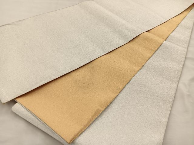 平和屋着物◎両面全通柄袋帯 金銀糸 逸品 BAAK0305qt