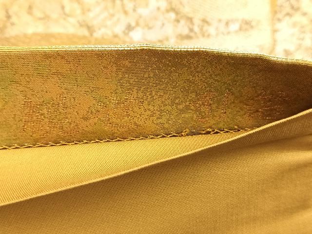 平和屋着物◎六通柄袋帯 観世 金銀糸 引箔 正絹 逸品 BAAK1044du