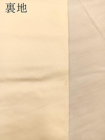 平和屋着物●佐賀錦 六通柄袋帯 唐織 扇面小紋 金銀糸 正絹 逸品 BAAL2866du