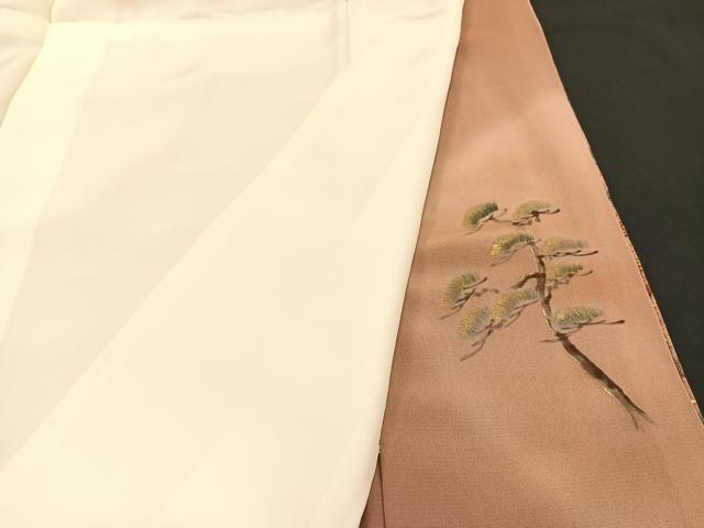 平和屋着物■豪華色留袖 手描き 名所風景 暈し染め 正絹 逸品 BAAM1050gt