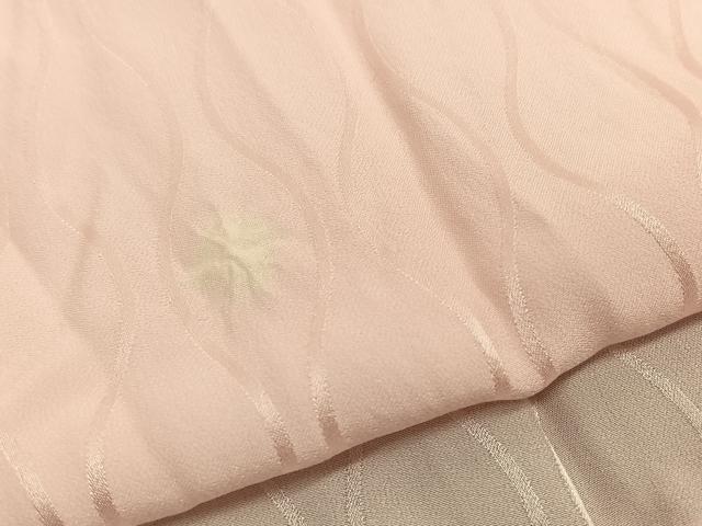 平和屋着物■上質な長襦袢 無双仕立て 絞り 立涌地紋 正絹 逸品 BAAM1172sa