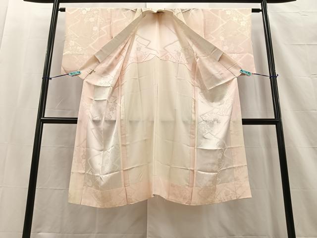 平和屋着物■上質な長襦袢 無双仕立て 松皮菱梅文 暈し染め 正絹 逸品 BAAM2254by