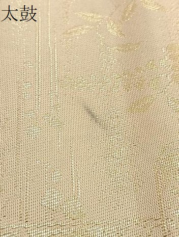 平和屋着物●六通柄袋帯 唐織 延喜絵巻流文 金糸 正絹 逸品 BAAM2758ea