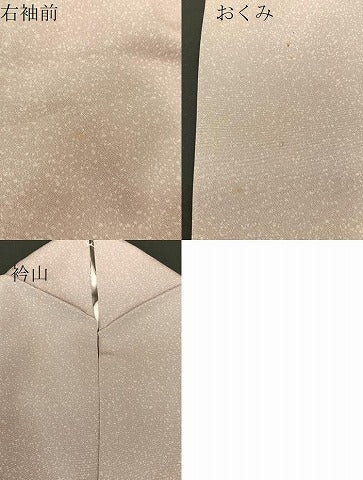 平和屋着物■訪問着 友禅 草花文 暈し染め 正絹 逸品 BAAM5014sa