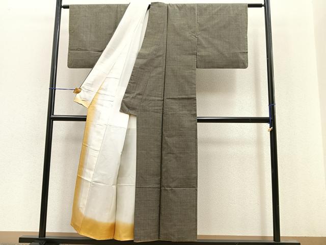 平和屋着物●本場大島紬 7マルキ 正絹 逸品 BAAM6179pk