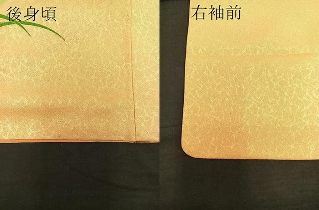 平和屋着物■訪問着 刺繍 草花文 金彩 正絹 逸品 BAAM7043by